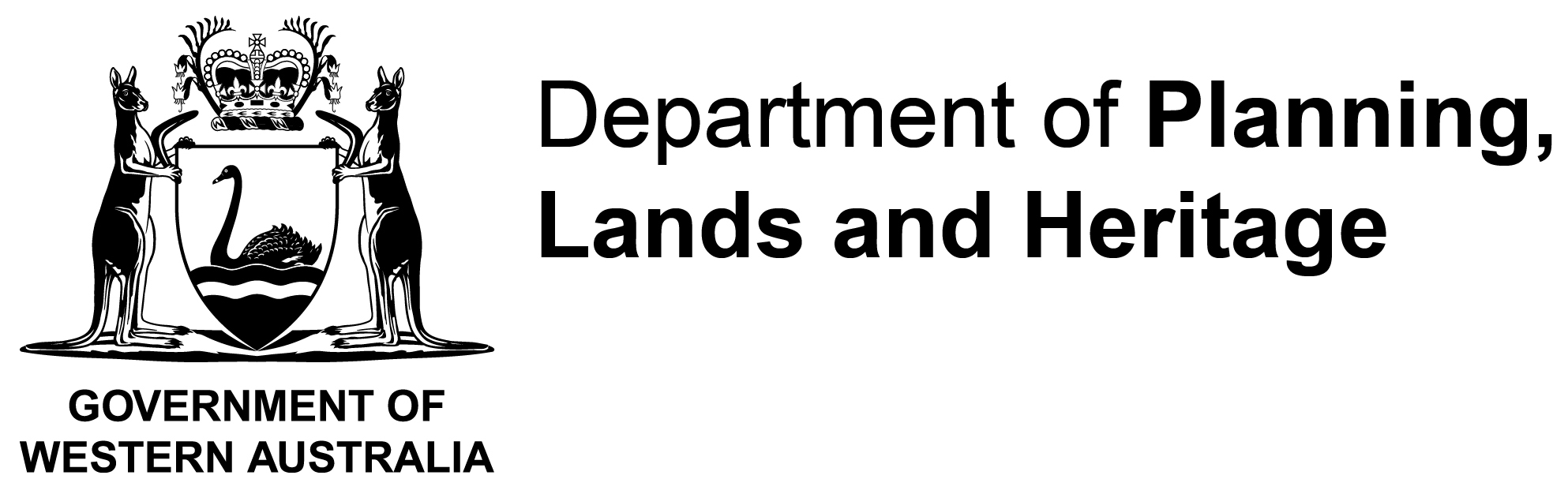Logo of the Department of Planning, Lands and Heritage WA